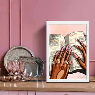 I am Her She is Me Affirmation Poster