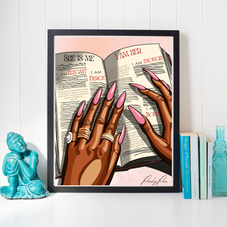 I am Her She is Me Affirmation Poster