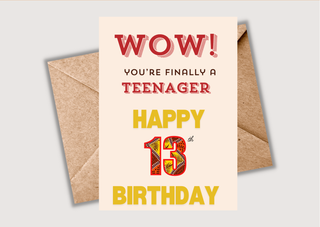 13th birthday you're finally a teenager
