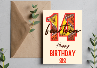 Happy 14th Birthday Sis