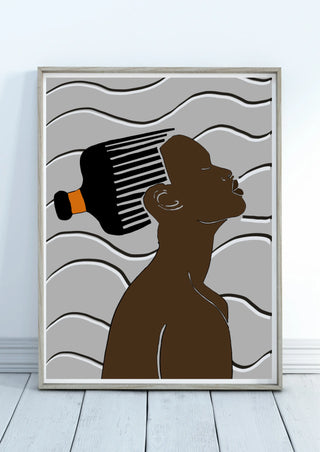 Comb afro hair