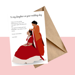 To my daughter on your wedding day