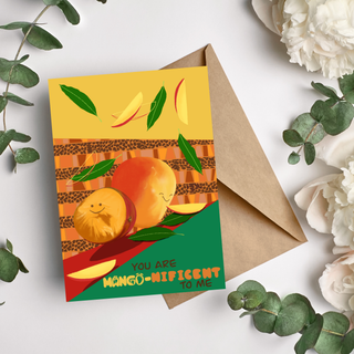 You Are Mango-nificent Greeting card