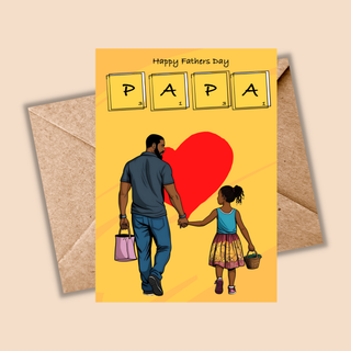 Papa and Daughter Father’s Day